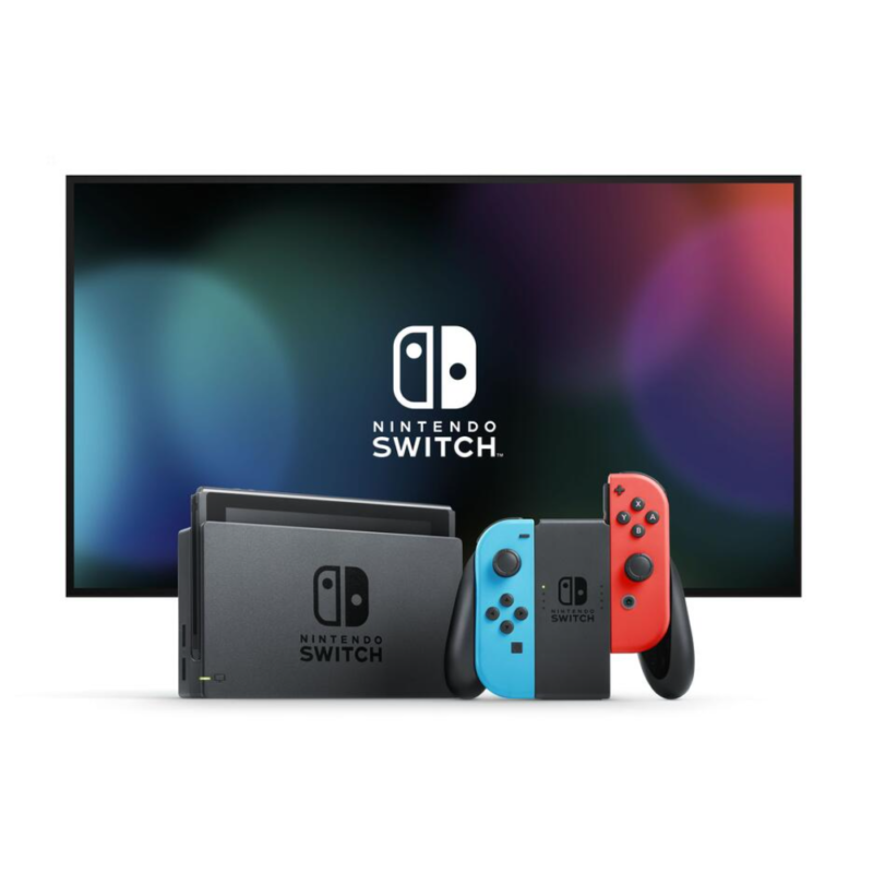 Nintendo Switch Neon con Joy-Con Rosso e Blu - immagine 5