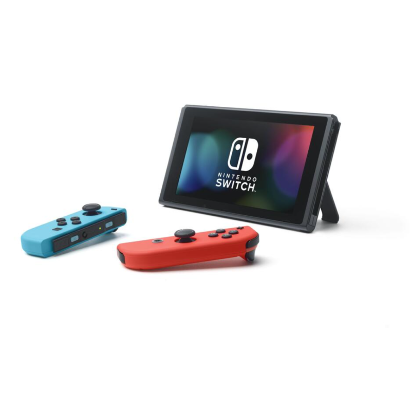 Nintendo Switch Neon con Joy-Con Rosso e Blu - immagine 4