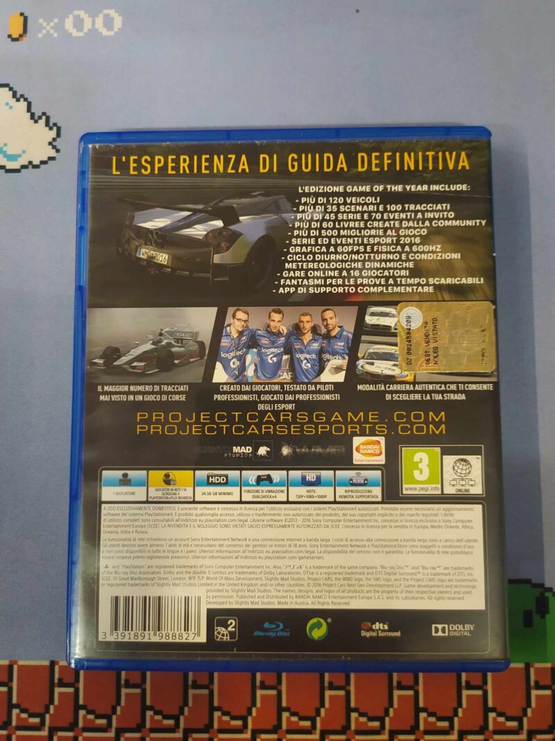 Project CARS Ps4 Playstation 4 Pal Ita Usato - immagine 2