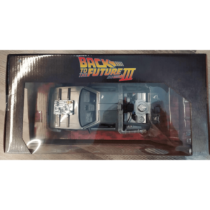 Back To The Future Part 3: Delorean Time Machine 1:24 With Lights - immagine 4