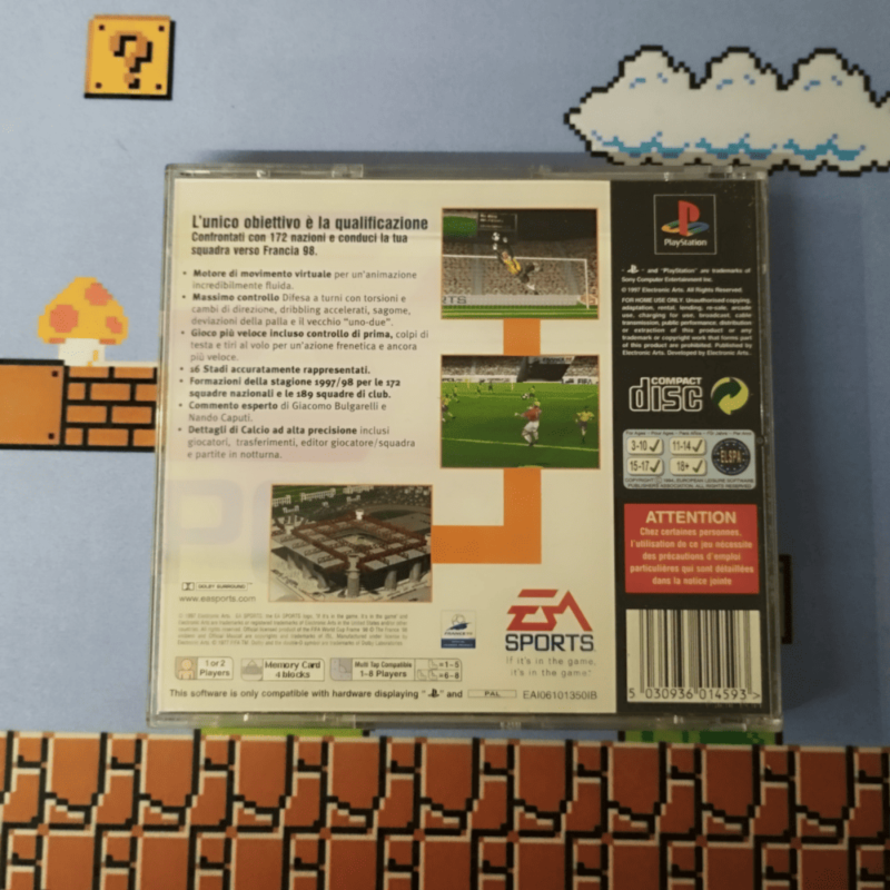 Fifa Road to World Cup 98 Ps1 Playstation 1 Pal Ita - immagine 3