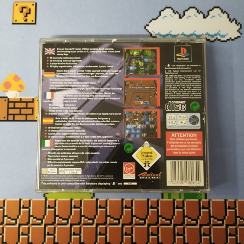 Grid Run Ps1 Playstation 1 Pal Ita - immagine 2