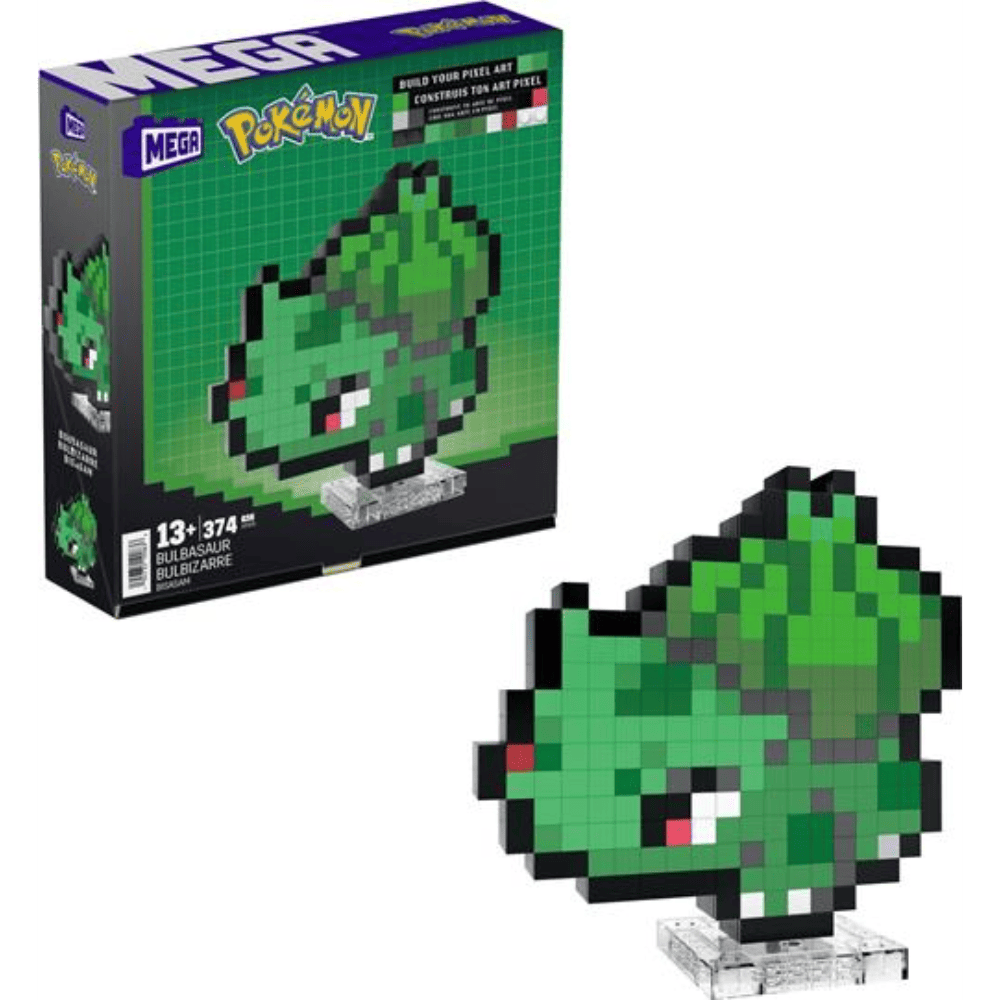 Pokemon Mattel Mega Pixel Art Bulbasaur