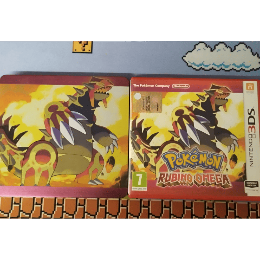 Pokemon Rubino Omega + Steelbook Nintendo 3Ds Pal Ita