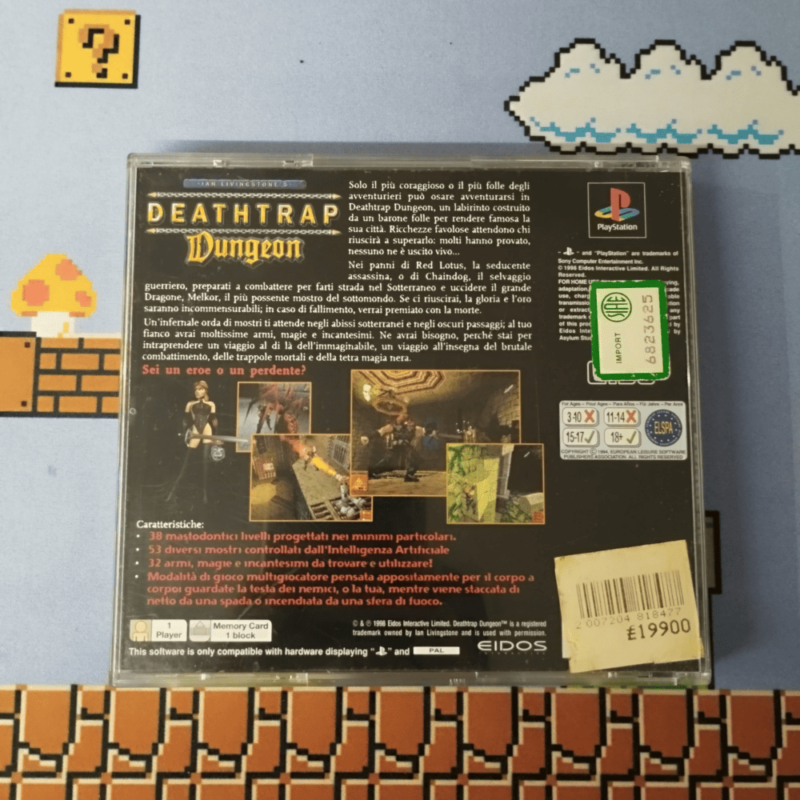 Deathtrap Dungeon Ps1 Playstation 1 Pal Ita - immagine 2