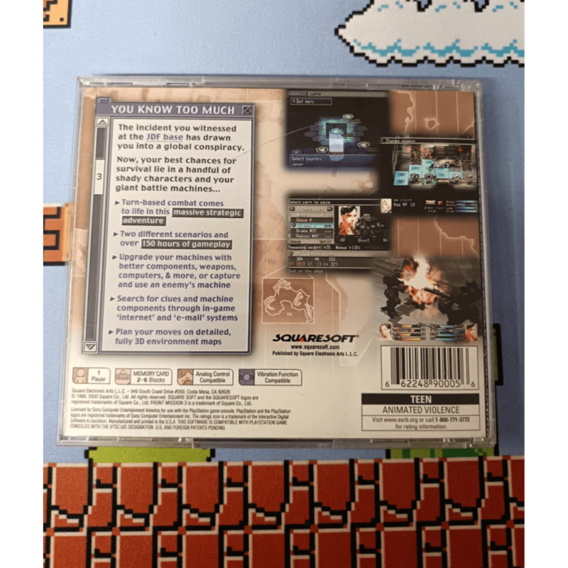 Front Mission 3 Ps1 Playstation 1 Ntsc U/C - immagine 2