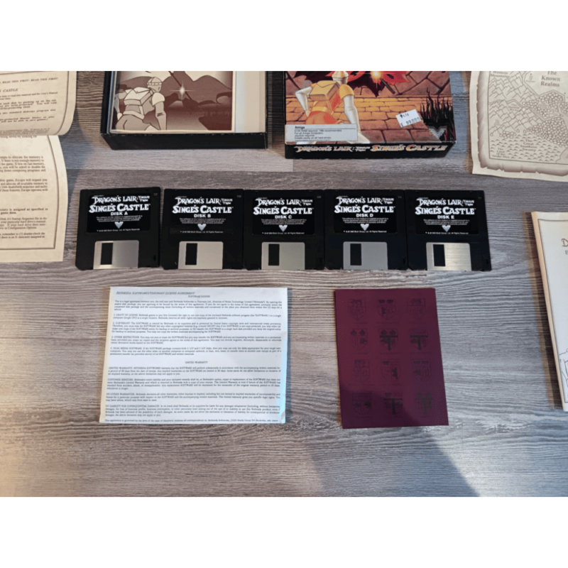 Dragon's Lair Escape from Singe's Castle Amiga 500 - immagine 7
