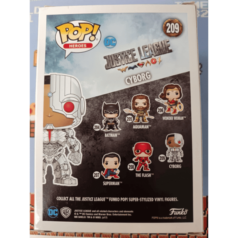 Cyborg 209 Justice League Funko Pop! Usato - immagine 3