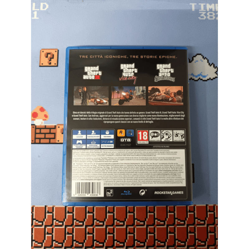 GTA Grand Theft Auto: The Trilogy Ps4 Playstation 4 Usato - immagine 2