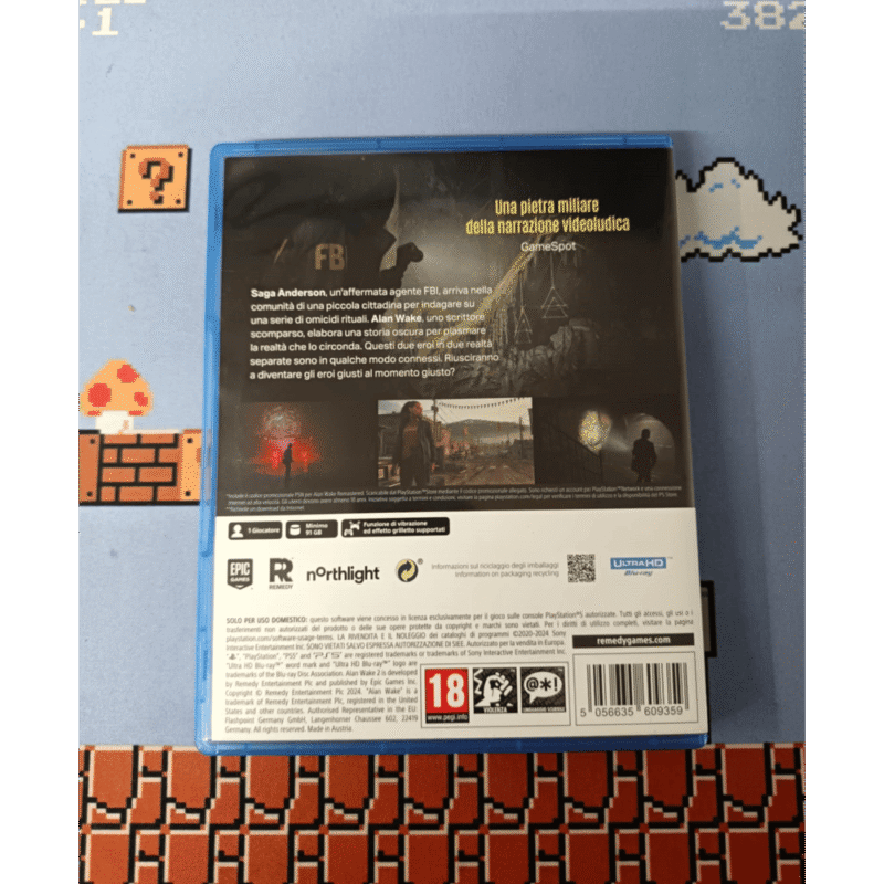 Alan Wake 2 Deluxe Edition Ps5 Playstation 5 Usato - immagine 2