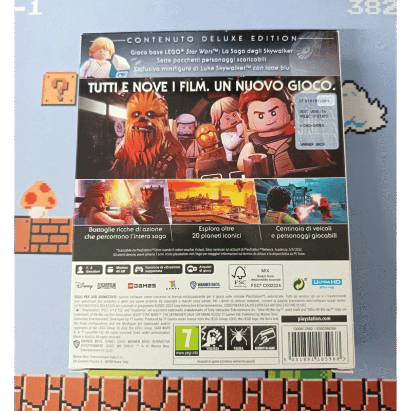 Lego Star Wars La Saga Degli Skywalker Deluxe Edition Ps5 Playstation 5 Usato - immagine 2