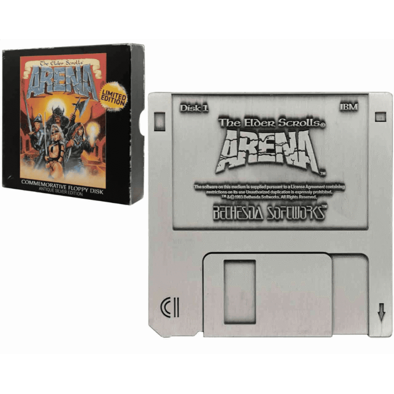 The Elder Scrolls Arena Floppy Disk Replica