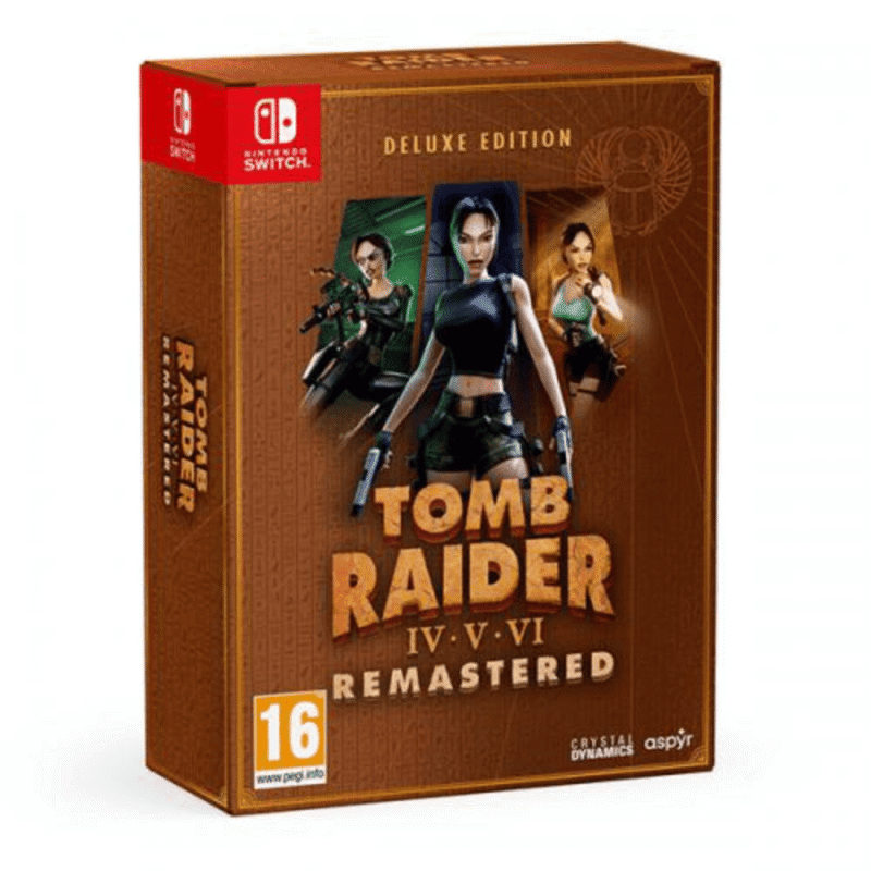 Tomb Raider IV-VI Remastered Starring Lara Croft Deluxe Edition Nintendo Switch Preordine
