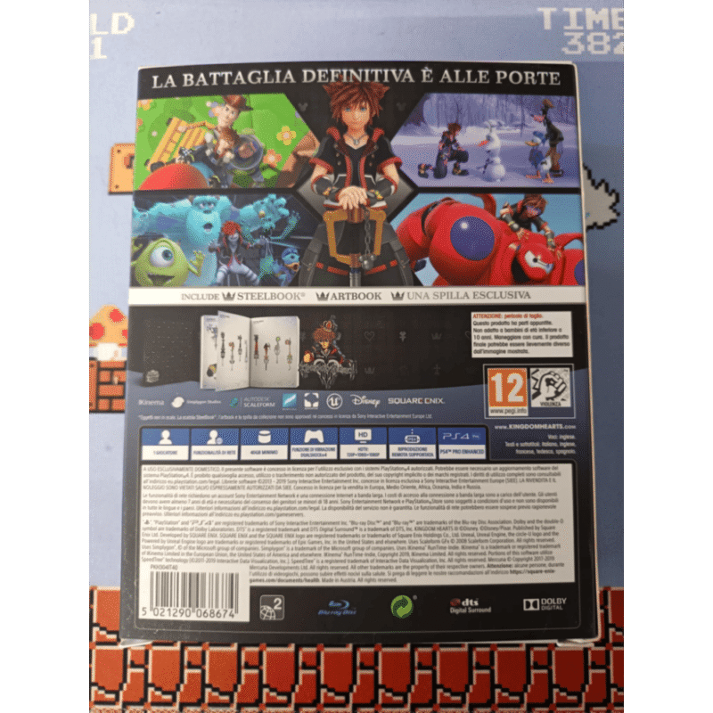 Kingdom Hearts III Deluxe Edition Ps4 Playstation 4 Usato - immagine 2