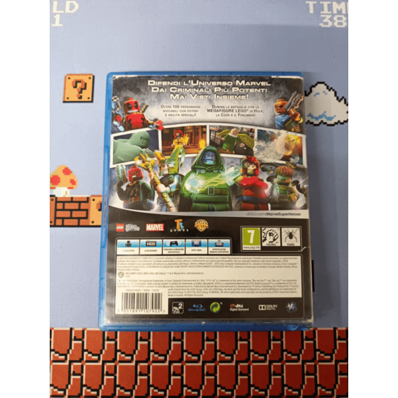 Lego Marvel Super Heroes  Ps4 Playstation 4 Usato - immagine 2