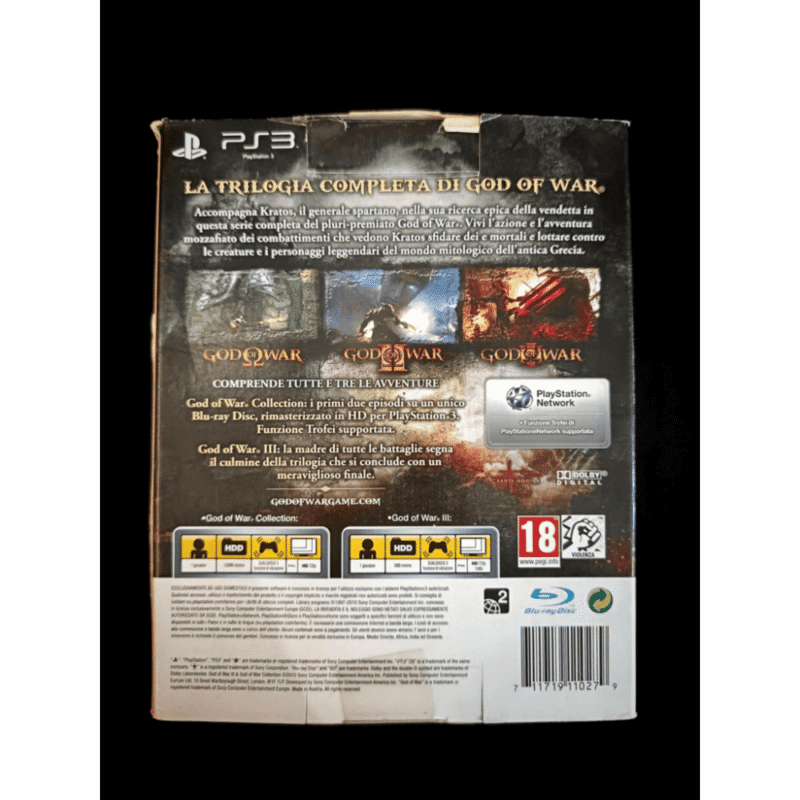 La Trilogia di God of War God of War Trilogy Ps3 Playstation 3 Pal Ita - immagine 2