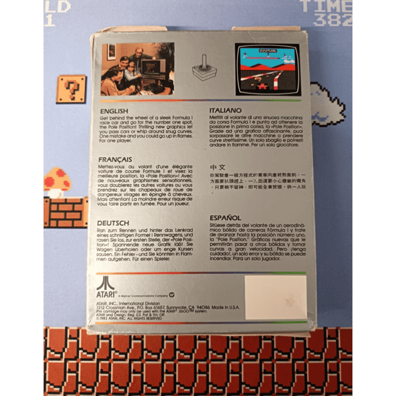 Pole Position Atari 2600 - immagine 2
