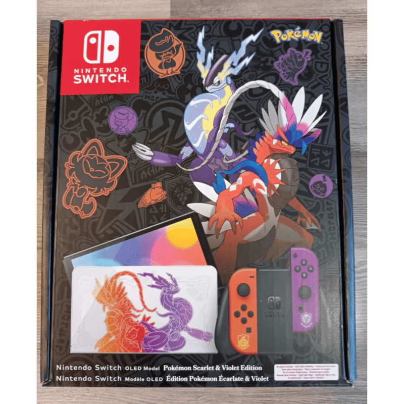 Nintendo Switch Oled Pokemon Scarlatto e Violetto Edizione Speciale Usato