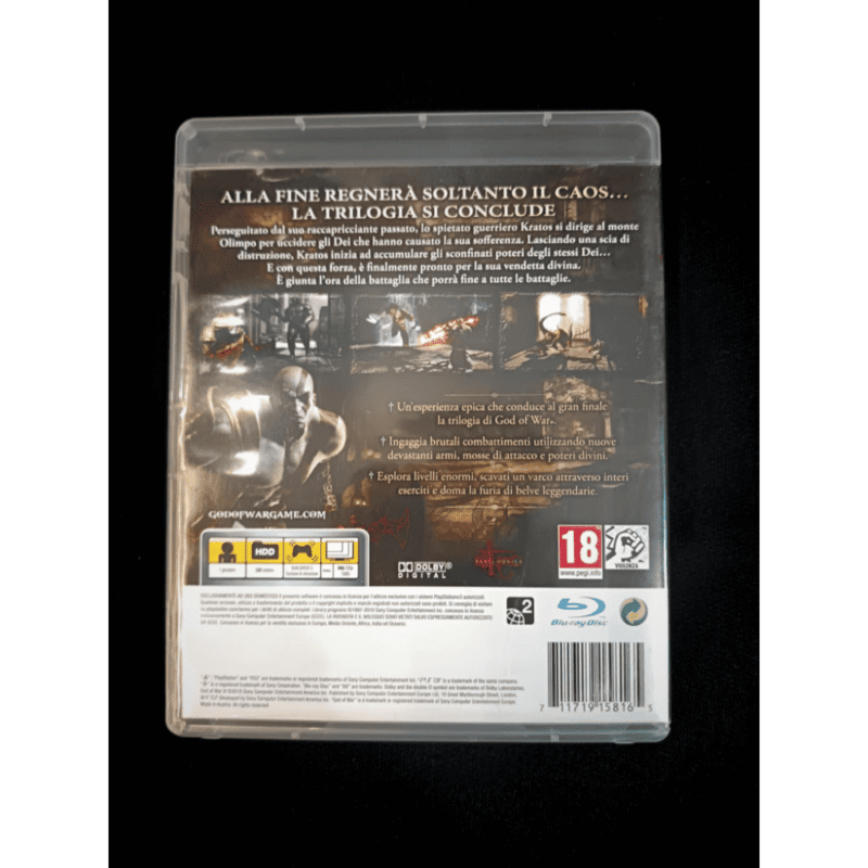 La Trilogia di God of War God of War Trilogy Ps3 Playstation 3 Pal Ita - immagine 3