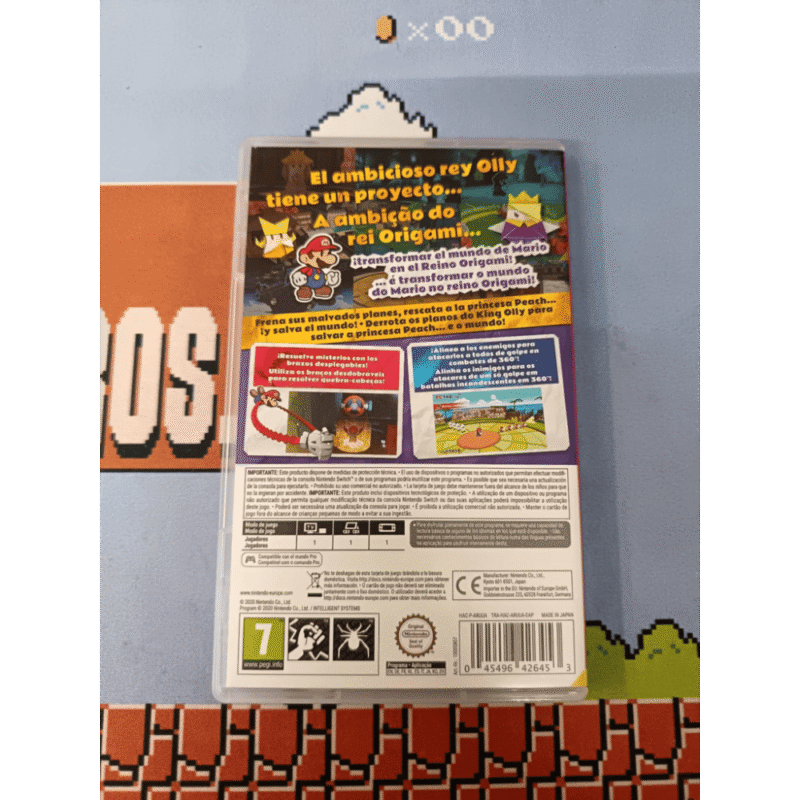 Paper Mario The Origami King Nintendo Switch Usato - immagine 2