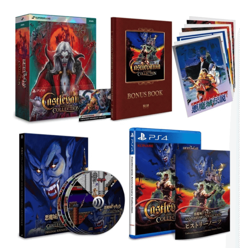 Castlevania Anniversary Collection Deluxe Edition Ps4 Playstation 4