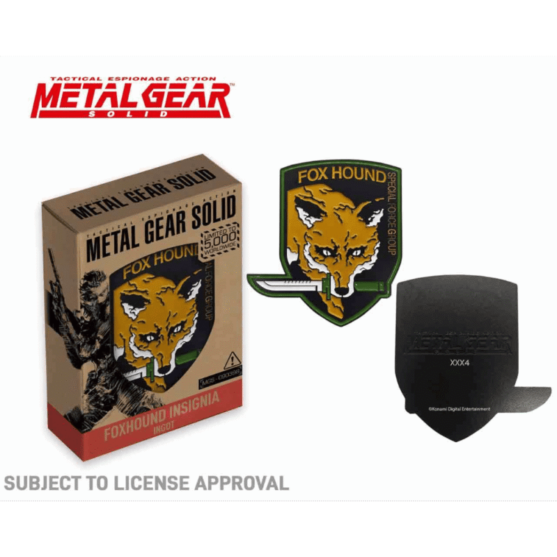 Metal Gear Solid Foxhound Insignia Limited Edition Ingot