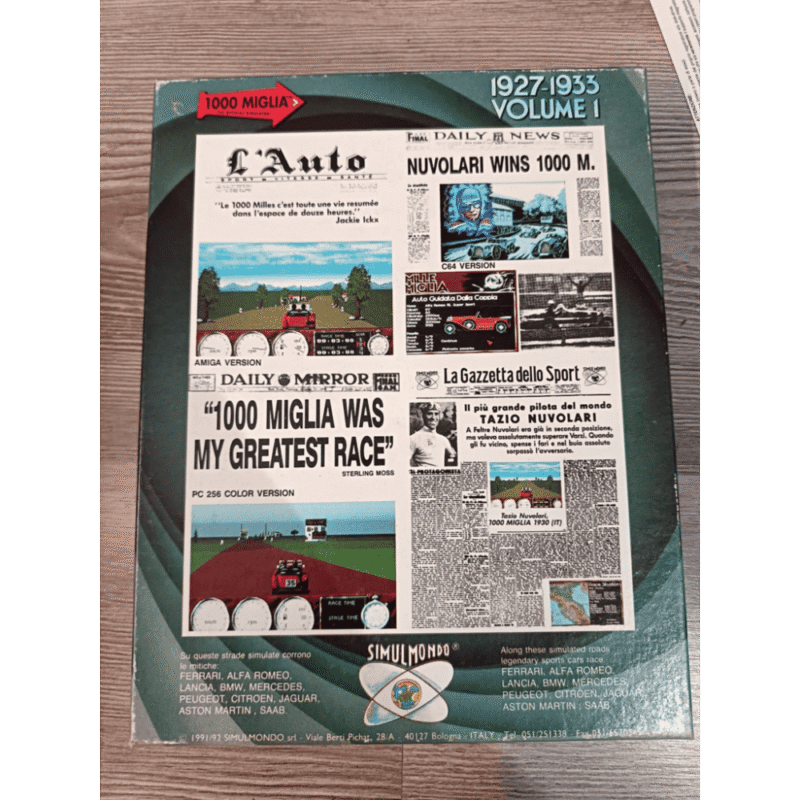 Mille Miglia C64 Commodore 64 - immagine 3
