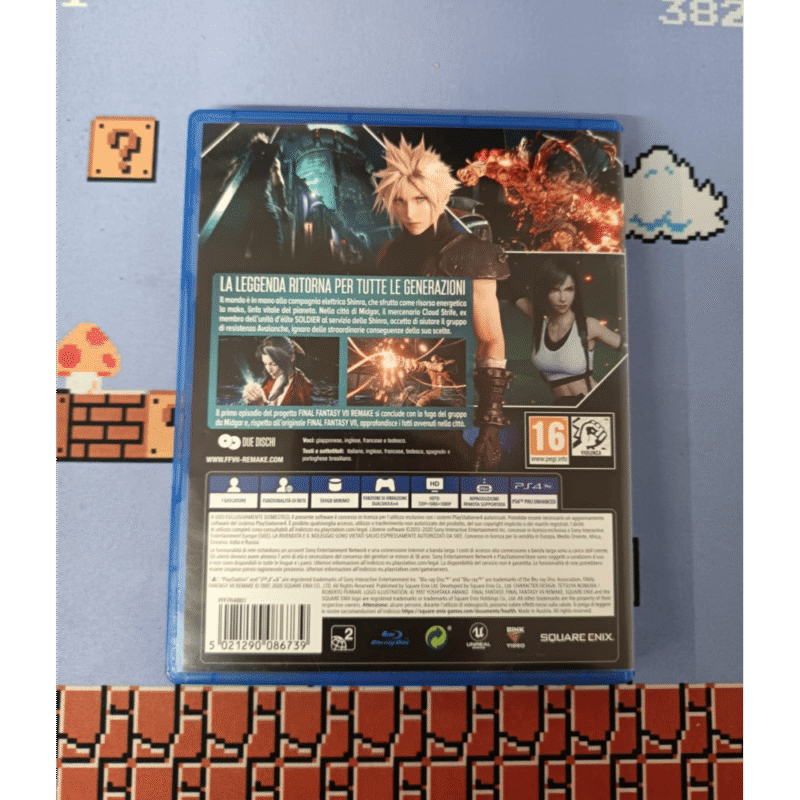Final Fantasy VII Remake Ps4 Playstation 4 Usato - immagine 2