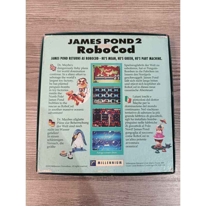 James Pond 2 RoboCod C64 Commodore 64 - immagine 2