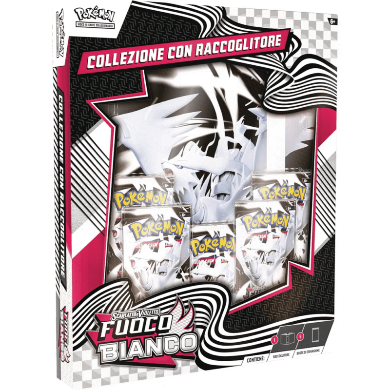 Collezione con Raccoglitore Fuoco Bianco