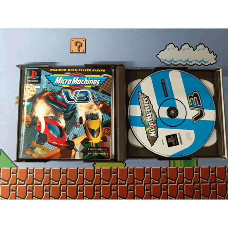 Micro Machines V3 Ps1 Playstation 1 Pal Eng - immagine 3