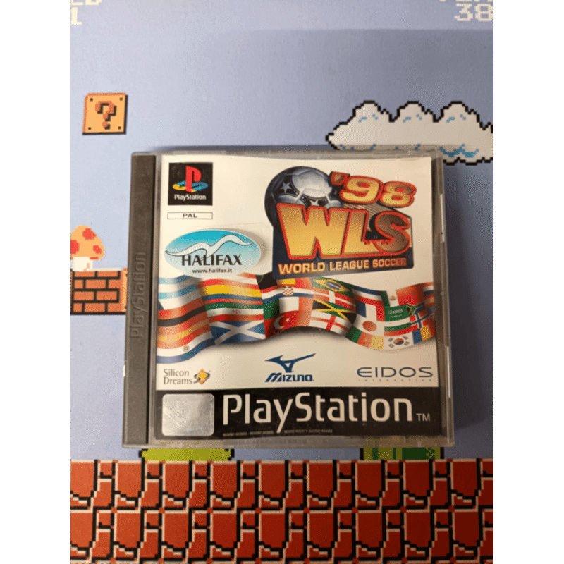 WLS World League Soccer 98 Ps1 Playstation 1 Pal Ita