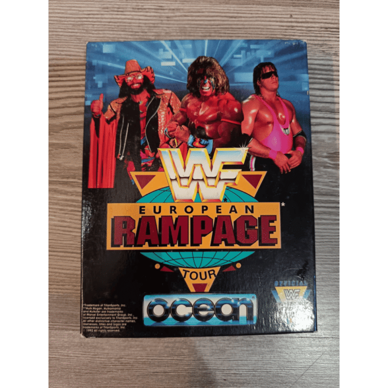 WWF European Rampage C64 Commodore 64