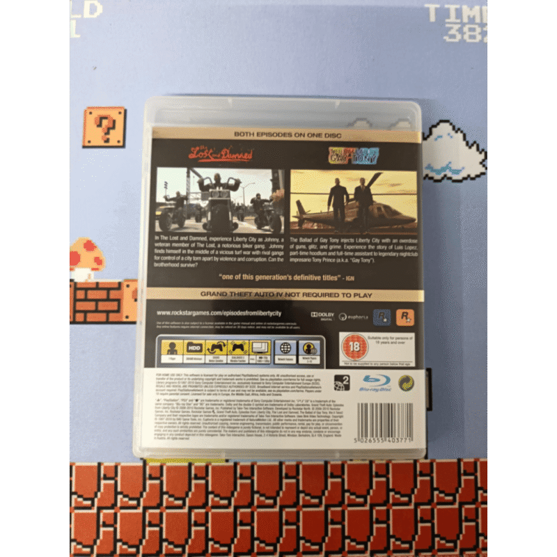 GTA Grand Theft Auto Episodes from Liberty City Ps3 Playstation 3 Pal Eng - immagine 2