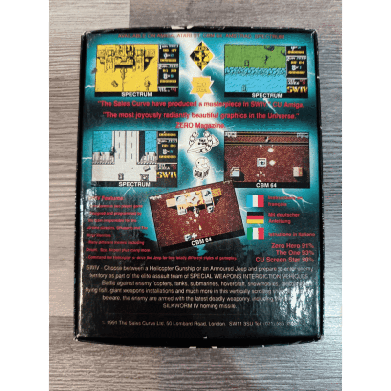 SWIV C64 Commodore 64 - immagine 2