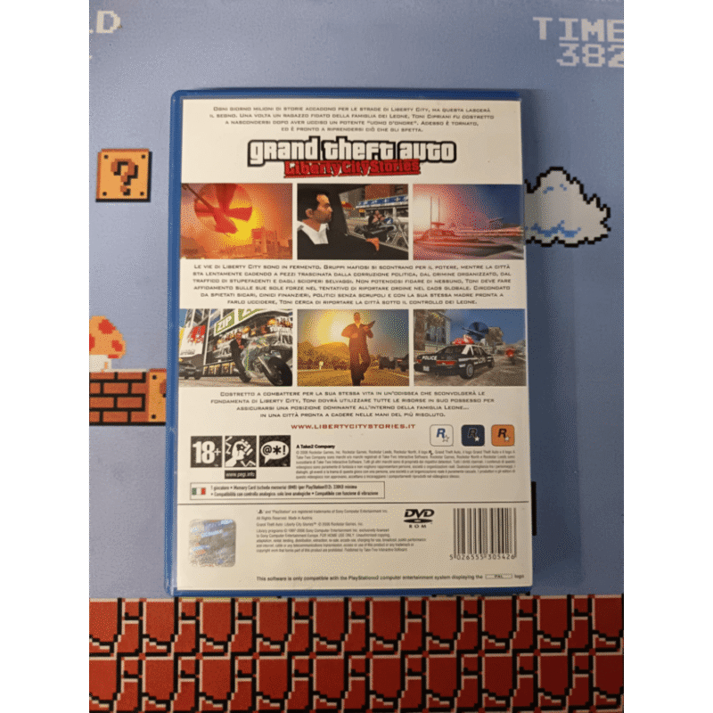 GTA Grand Theft Auto Liberty City Stories Ps2 Playstation 2 Pal Ita - immagine 2