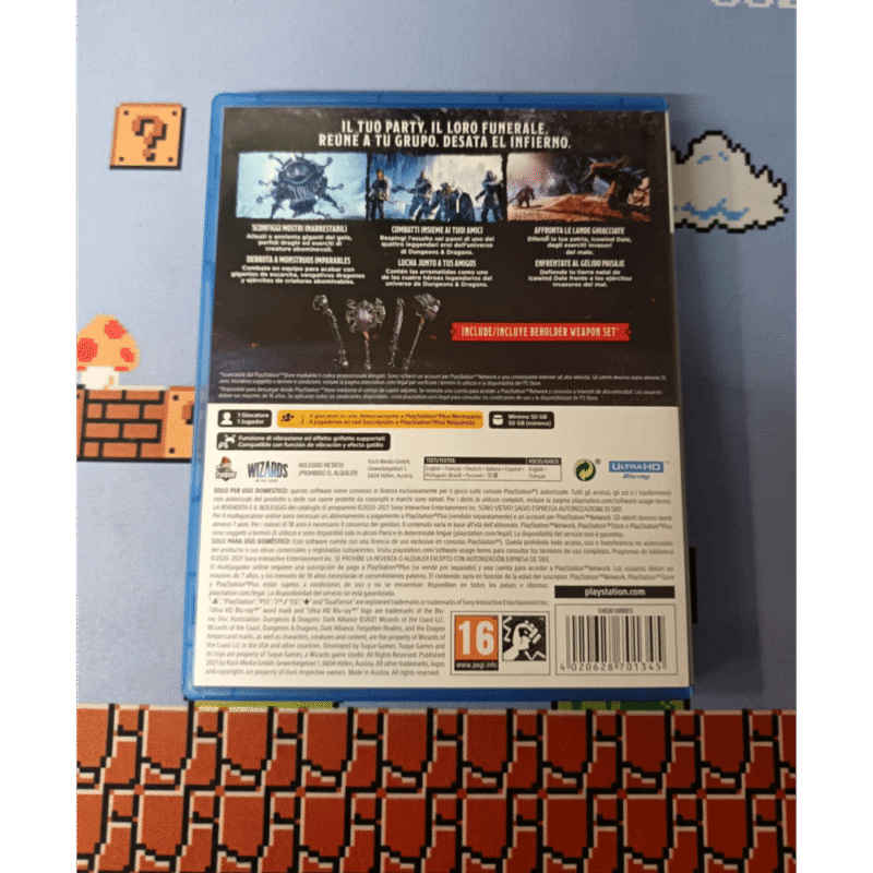 Dungeons & Dragons Dark Alliance Ps5 Playstation 5 Usato - immagine 2