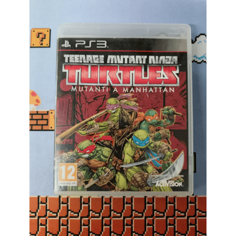 Teenage Mutant Ninja Turtles TMNT Mutanti a Manhattan Ps3 Playstation 3 Pal Ita