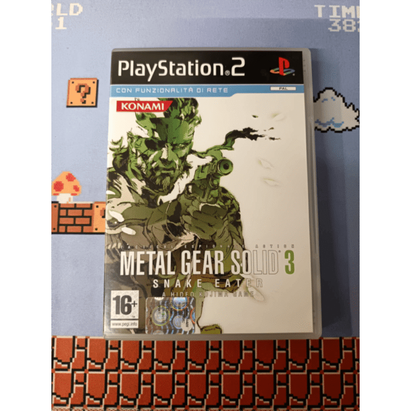 Metal Gear Solid 3 Snake Eater Ps2 Playstation 2 Pal Ita