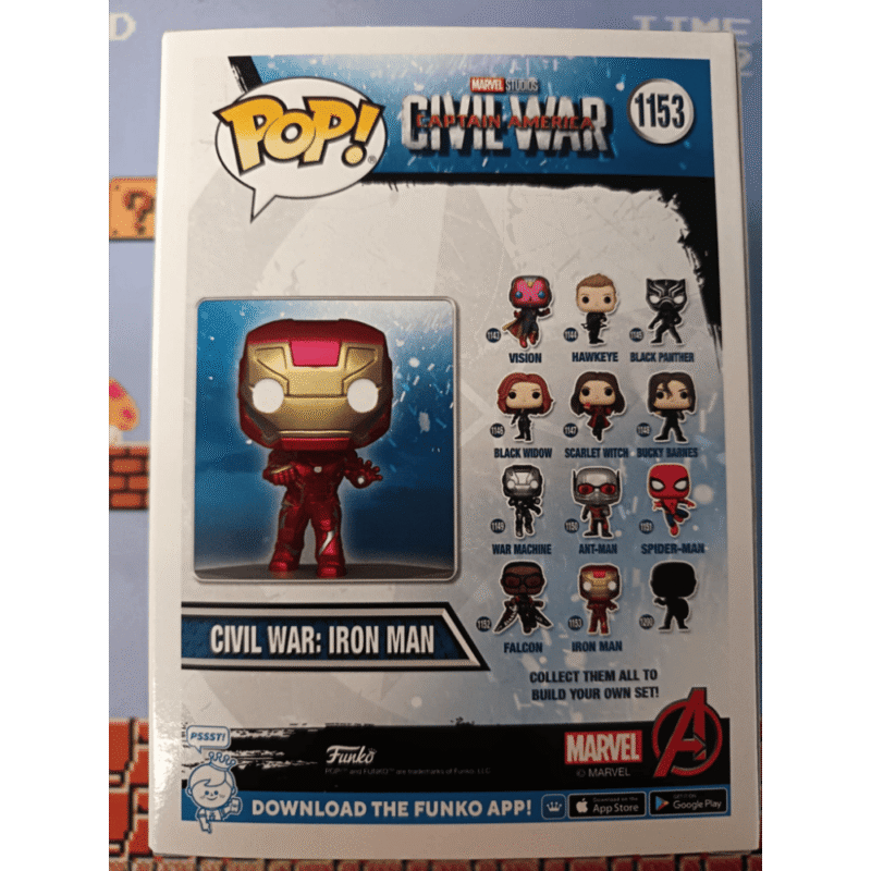 Civil War Iron Man 1153 Marvel Civil War Special Edition Funko Pop! - immagine 2