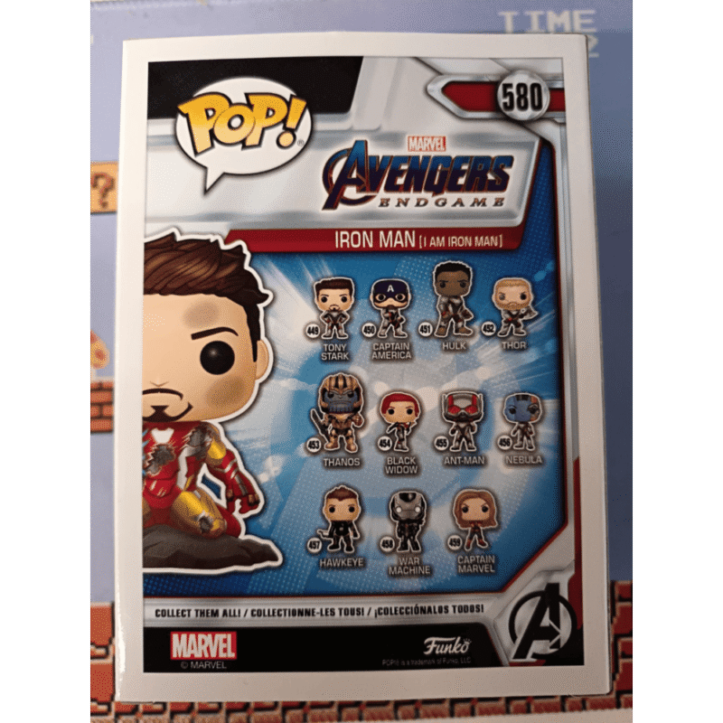 I am Iron Man 580 Marvel Avengers Endgame Special Edition Glow in the Dark Funko Pop! - immagine 2
