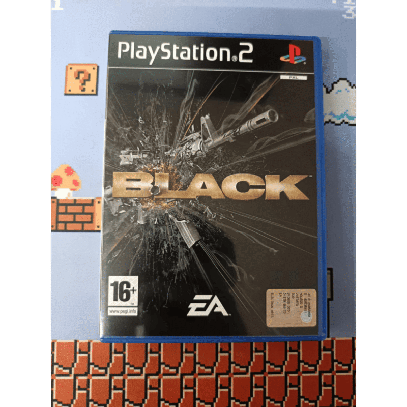 Black Ps2 Playstation 2 Pal Ita