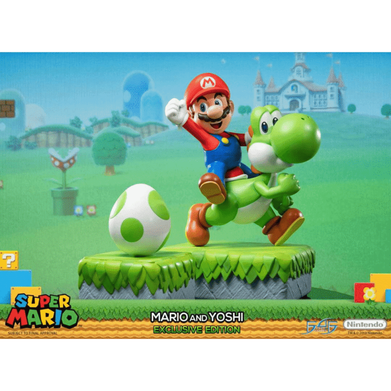 Super Mario Mario & Yoshi Exclusive Edition Statue F4F
