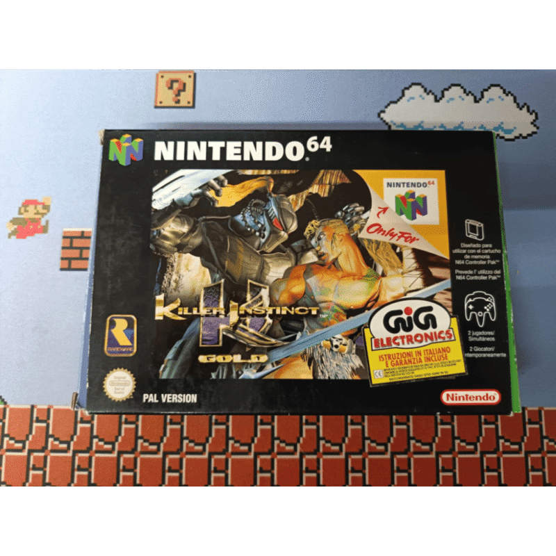 Killer Instinct Gold Nintendo 64 N64 Pal Eur