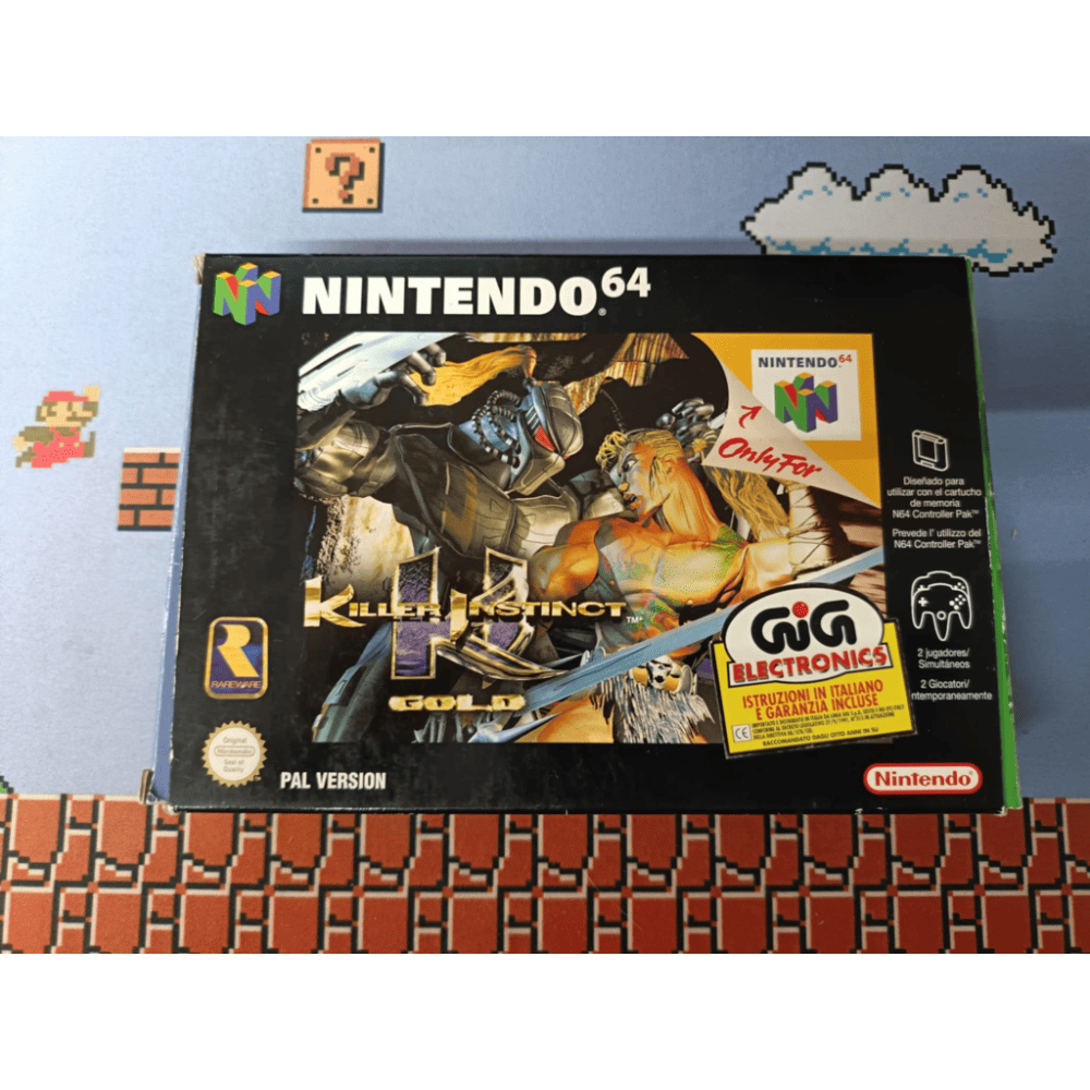 Killer Instinct Gold Nintendo 64 N64 Pal Eur