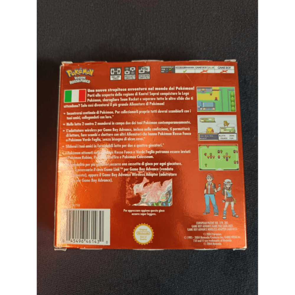 Pokemon Versione Rosso Fuoco Nintendo GameBoy Advance GBA Pal Ita - immagine 8