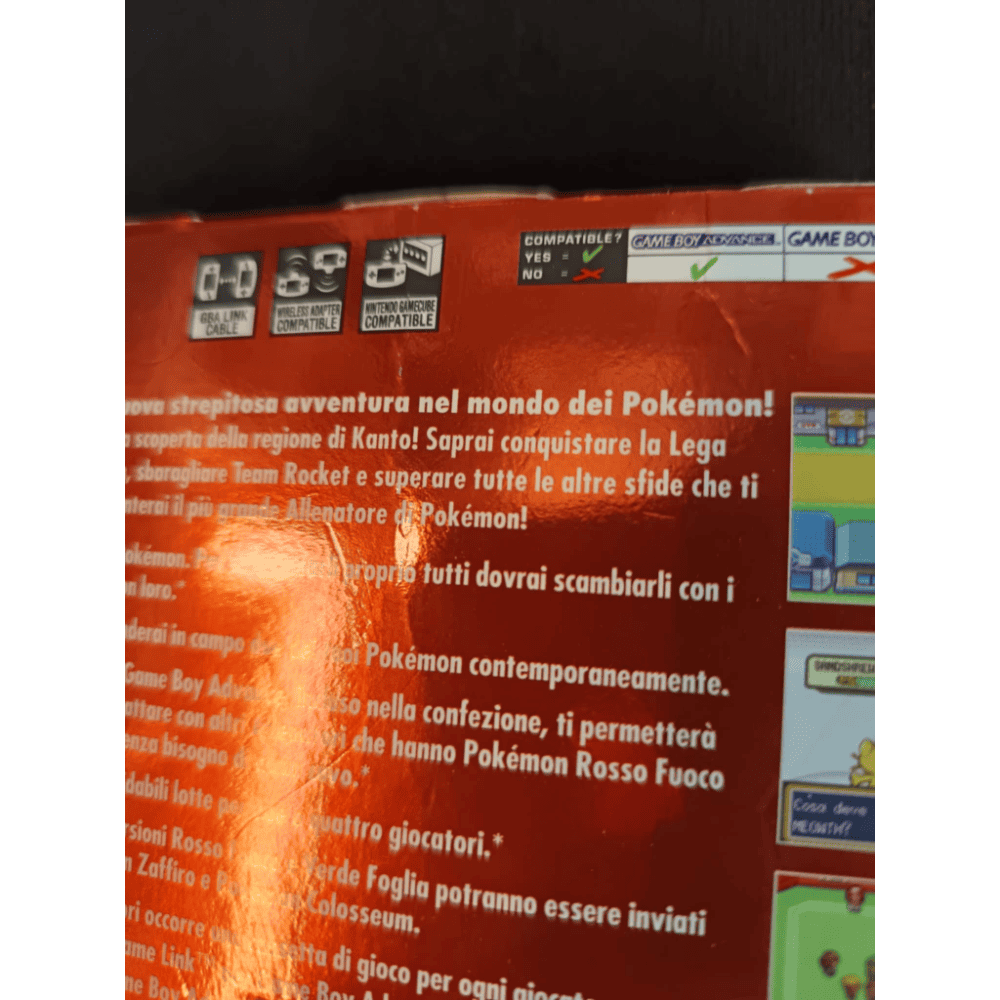 Pokemon Versione Rosso Fuoco Nintendo GameBoy Advance GBA Pal Ita - immagine 7