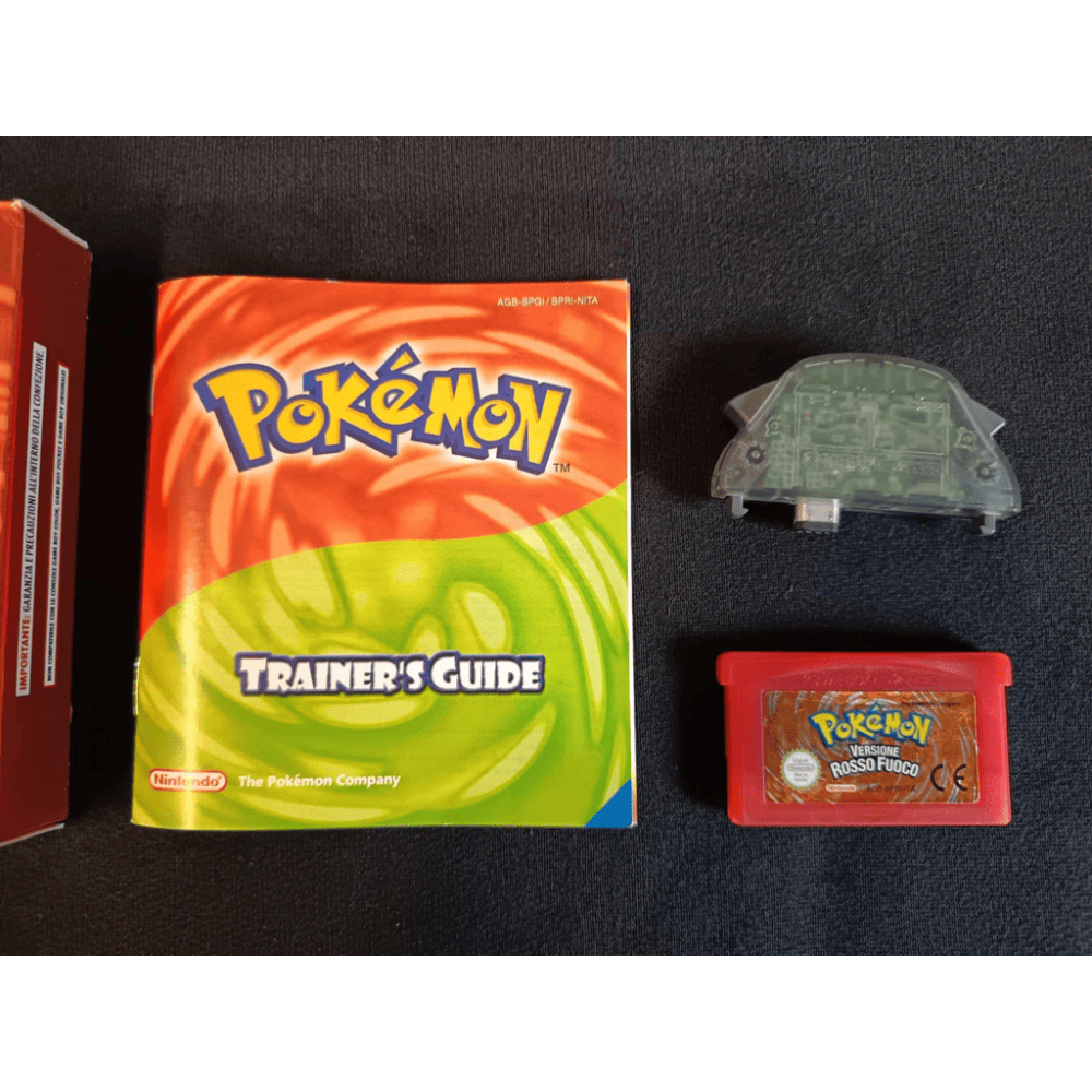 Pokemon Versione Rosso Fuoco Nintendo GameBoy Advance GBA Pal Ita - immagine 6
