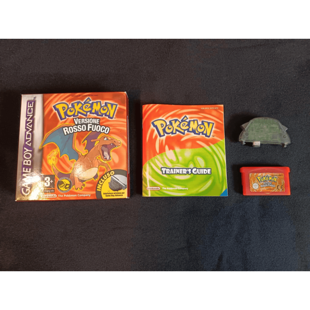 Pokemon Versione Rosso Fuoco Nintendo GameBoy Advance GBA Pal Ita - immagine 5