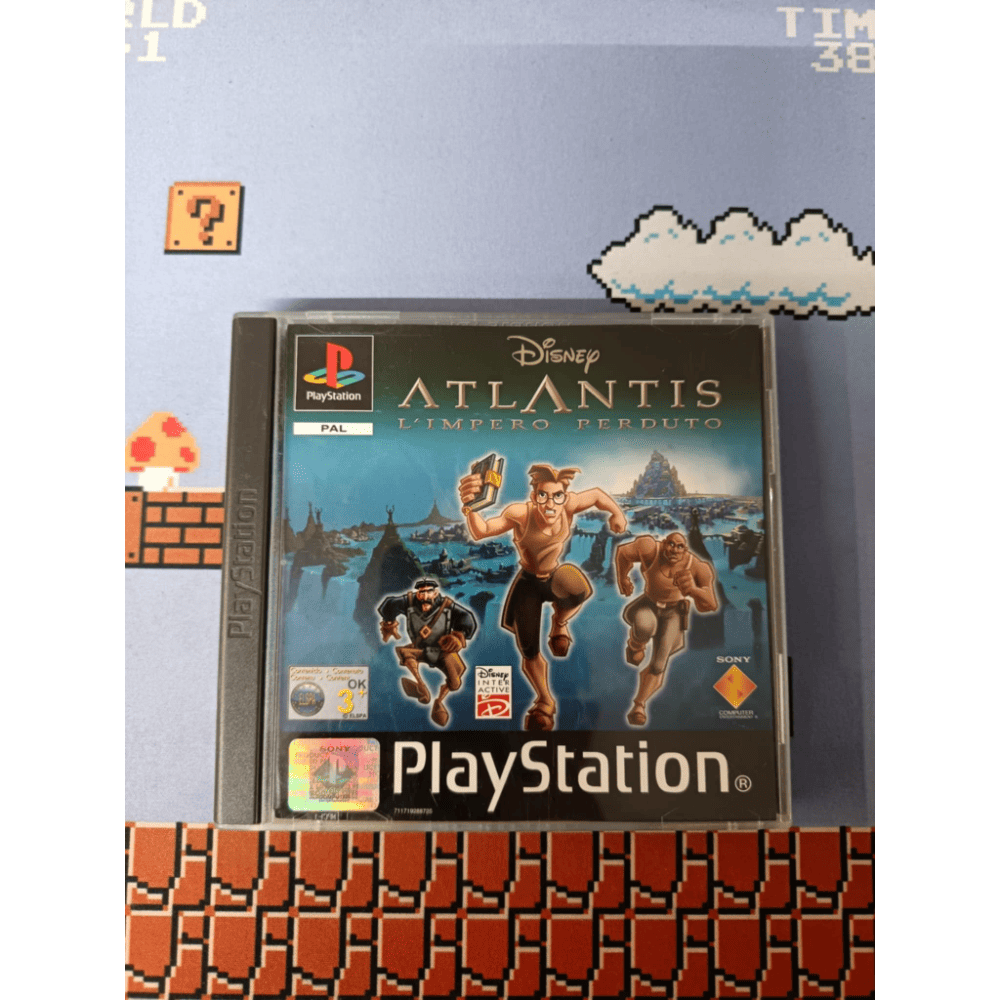 Disney Atlantis L'Impero Perduto Ps1 Playstation 1 Pal Ita